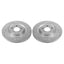 Power Stop 17-19 Audi A4 Rear Evolution Drilled & Slotted Rotors - Pair