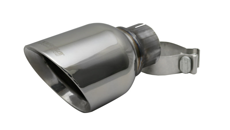 Corsa Single Universal 2.5in Inlet / 4.5in Outlet Polished Pro-Series Tip Kit (view 3)