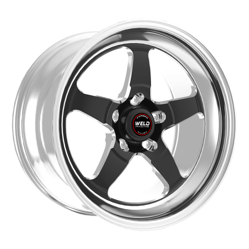 Weld S71 17x8 / 5x4.5 BP / 5.8in. BS Black Wheel (Medium Pad) - Non-Beadlock (view 2)