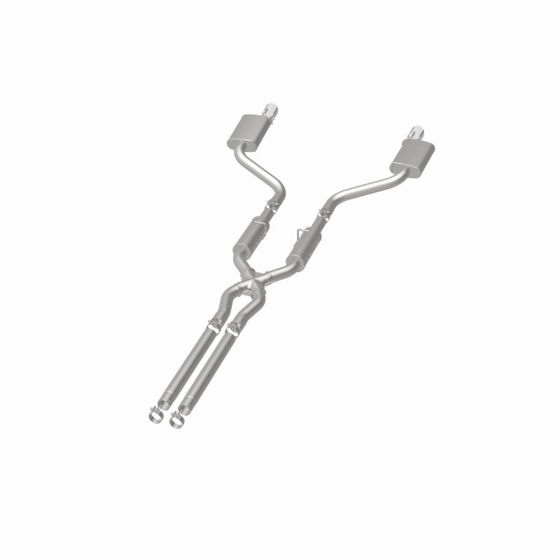 MagnaFlow 11-12 Dodge Charger SRT-8 Hemi Dual Split Rear Exit Stainless Cat-Back Performance Exhaust (view 41)