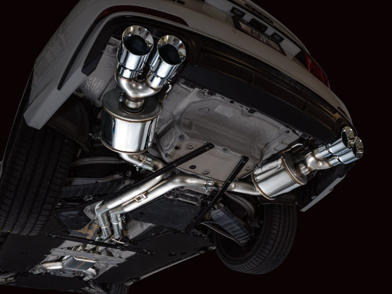 AWE Tuning 19-23 Audi C8 S6/S7 2.9T V6 AWD Touring Edition Exhaust - Chrome Silver Tips (view 12)