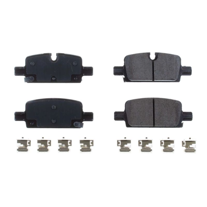 Power Stop 2019 Chevrolet Silverado 1500 Rear Z17 Evolution Ceramic Brake Pads w/Hardware Main image