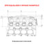 BTR EQUALIZER 3 INTAKE MANIFOLD - SQUARE PORT - IMA-03