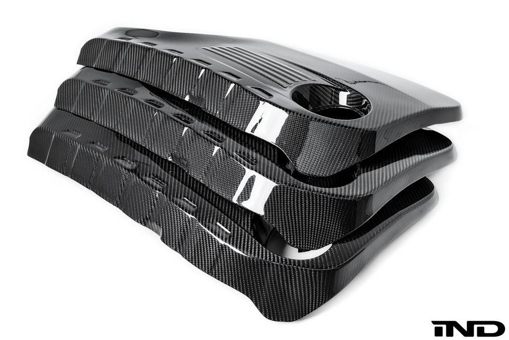 Eventuri BMW F8X M3 / M4 / M2 S55 Black Carbon Engine Cover