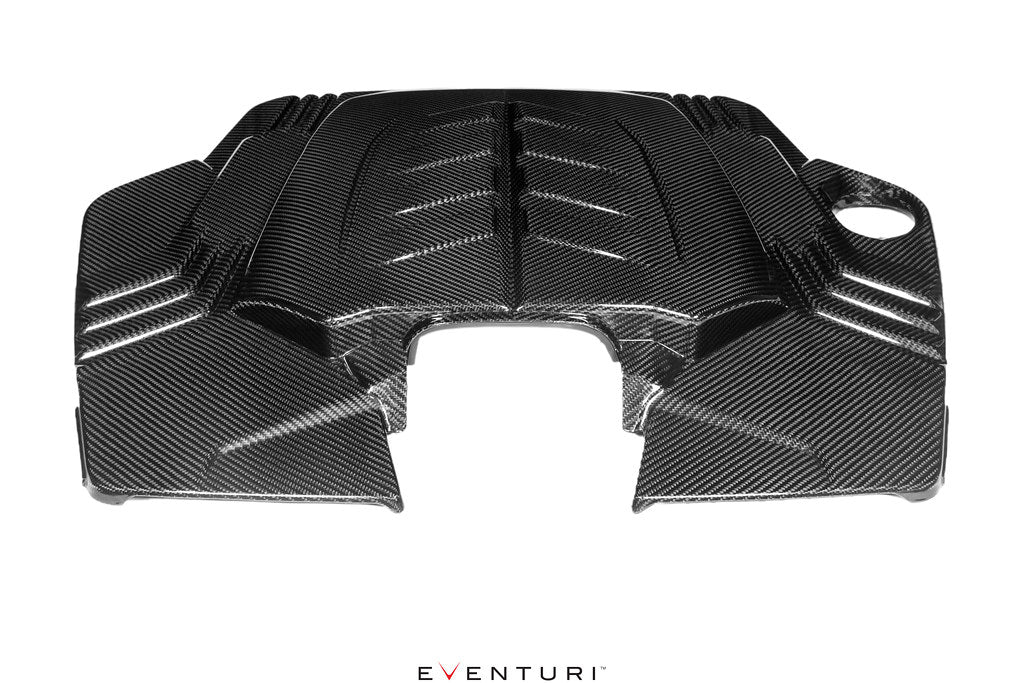 Eventuri 4.0TFSI Twin Turbo V8 Black Carbon Intake System - Plastic Inlet