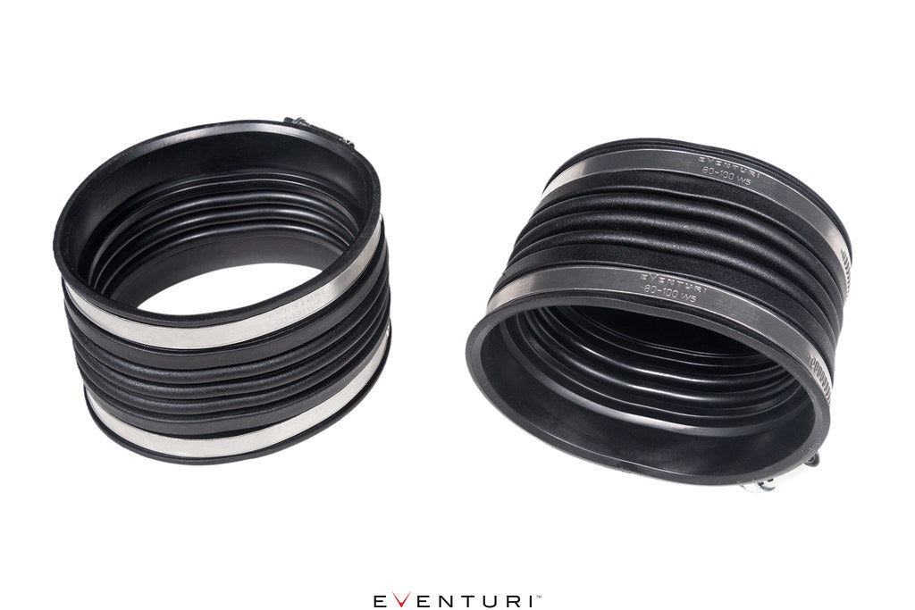 Eventuri 4.0TFSI Twin Turbo V8 Black Carbon Intake System - Plastic Inlet