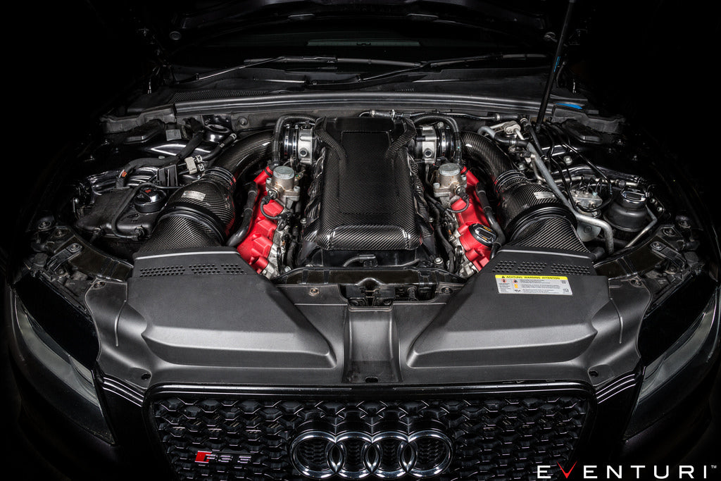Eventuri Audi B8 RS4 / RS5 Black Carbon Engine Cover Secondary image