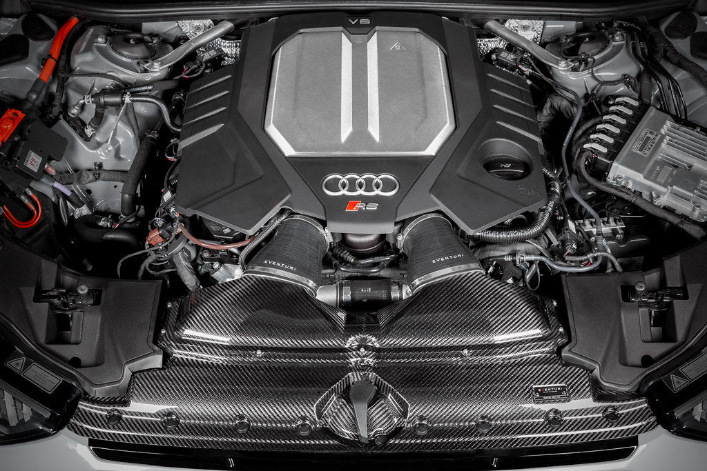 Eventuri Audi C8 RS6 / RS7 Black Carbon Intake System Secondary image