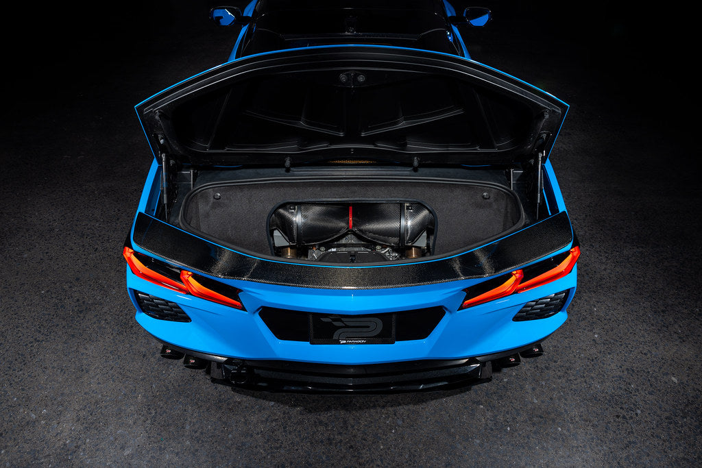 Eventuri Chevrolet C8 Corvette Hard-Top Convertible Black Carbon Intake System Secondary image