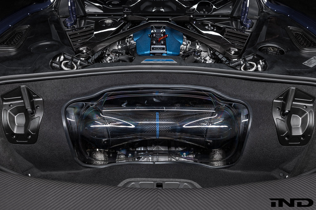 Eventuri Chevrolet Corvette C8 ZR1 Coupe Black Carbon Intake System Secondary image
