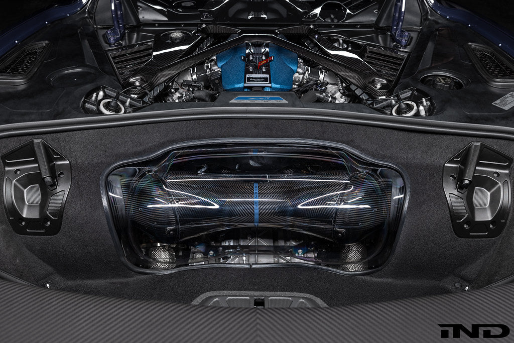 Eventuri Chevrolet Corvette C8 ZR1 Hard-Top Convertible Black Carbon Intake System Secondary image