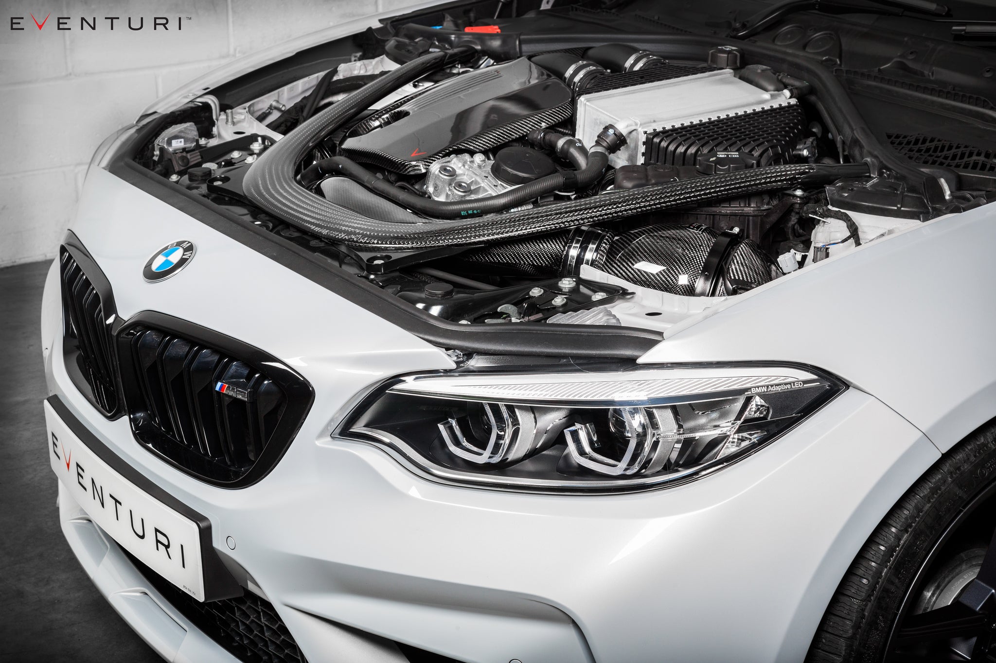 Eventuri BMW F87 M2 Competition / M2 CS S55 Black Carbon Intake System Secondary image