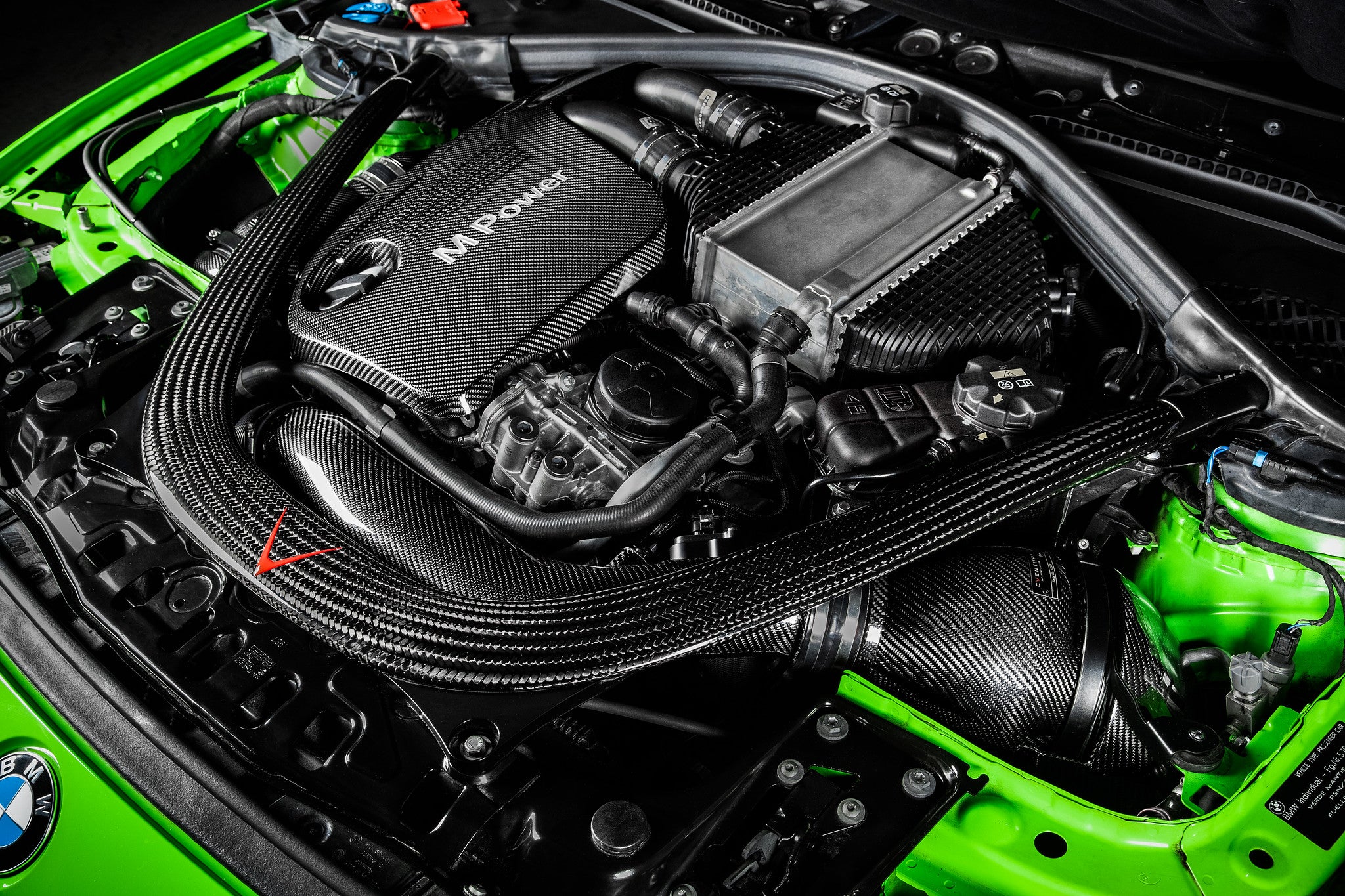 Eventuri BMW F8X M3 / M4 Black Carbon Intake System - V2 Secondary image