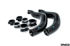 Eventuri BMW F8X M2C M3 M4 S55 Black Carbon Charge Pipe Set - Gloss