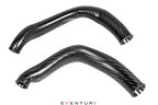 Eventuri BMW F8X M2C M3 M4 S55 Black Carbon Charge Pipe Set - Matte