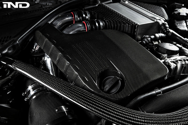 Eventuri BMW F8X M3 / M4 / M2 S55 Black Carbon Engine Cover