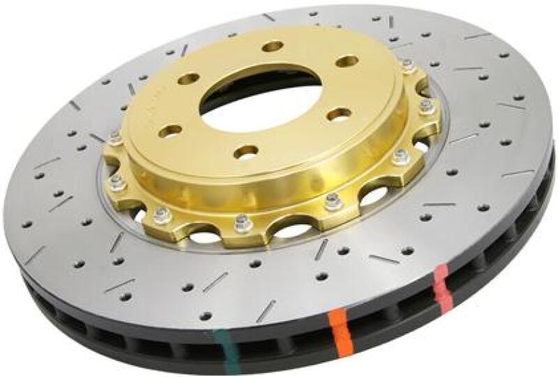 DBA 94-04 Mustang Cobra/Bullitt/Mach1 Front Drilled & Slotted 5000 Series 2 Piece Rotor Assembled w/ Main image
