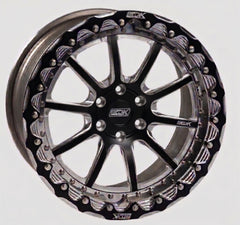 Belak 17x9.5 / 6.25in BS / 6x135mm BP / High Pad / Series 4 - Single Beadlock Wheel w/ Billet Lip