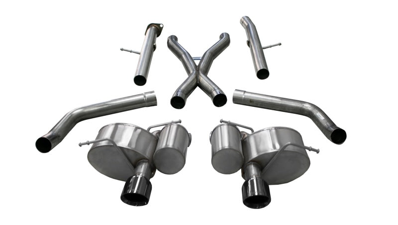 Corsa 2012-21 Jeep Grand Cherokee SRT 2.75in Dual Rear Xtreme Cat-Back Exhaust - Black PVD TipFinish Secondary image