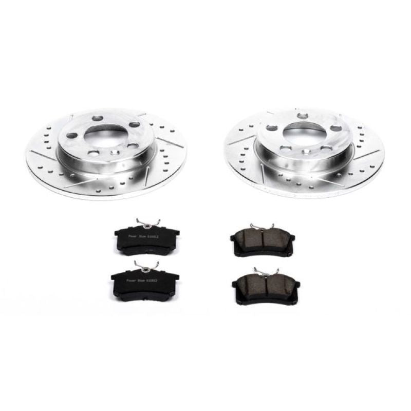 Power Stop 00-06 Audi TT Quattro Rear Z23 Evolution Sport Brake Kit Main image