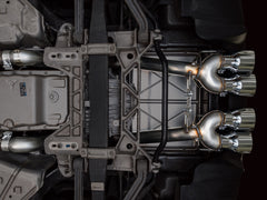 AWE Tuning 09-13 Chevrolet Corvette 6.2L Track Edition Axle-Back Exhaust w/ Chrome Silver Tips