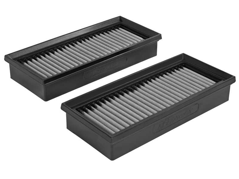 aFe Magnum FLOW Pro DRY S OE Replacement Filter 15-19 Mercedes C63 AMG 4.0L TT (Pair) Main image