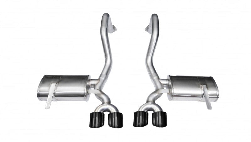 Corsa 97-04 Chevrolet Corvette C5 Z06 5.7L V8 Black Xtreme Axle-Back Exhaust Main image