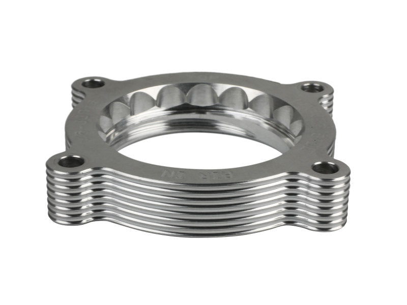 aFe 11-14 Ford Mustang/ 11-14 Ford F-150 V6 3.7L Silver Bullet Throttle Body Spacer - Silver (view 7)