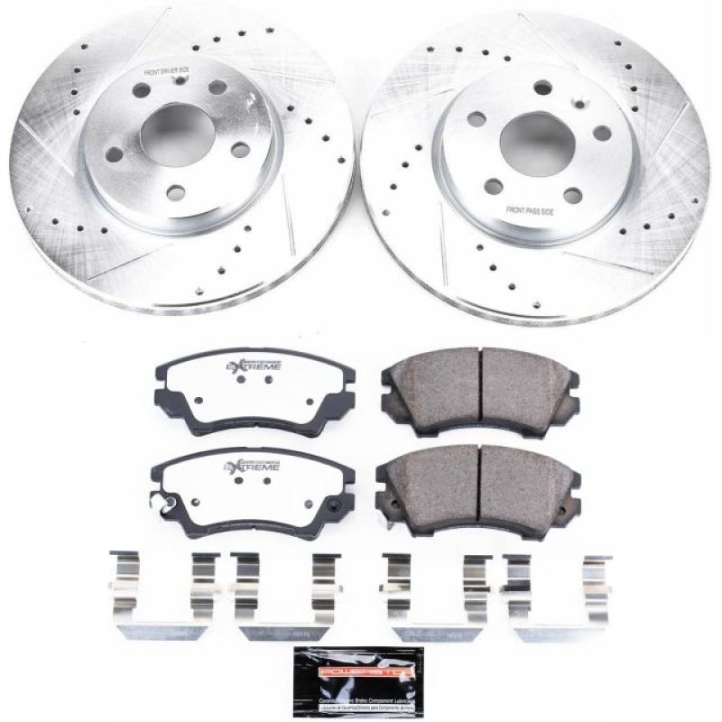 Power Stop 2017 Buick Regal Front Z26 Street Warrior Brake Kit Main image