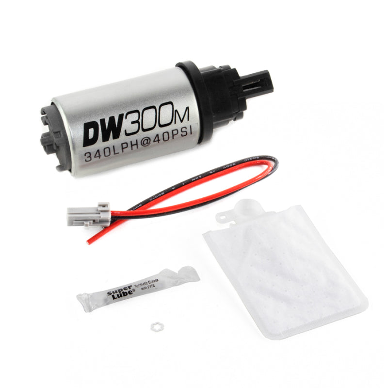 DeatschWerks 340 LPH Ford In-Tank Fuel Pump DW300M Series w/ 99-04 Mustang V6 / V8 Install Kit Main image