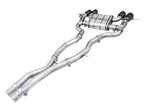 AWE Tuning SwitchPath Cat-Back Exhaust for BMW G8X M3/M4 - Diamond Black Tips (view 12)