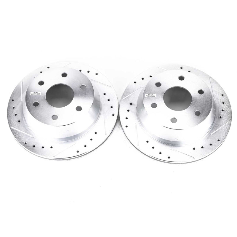 Power Stop 03-05 Chevrolet Astro Rear Evolution Drilled & Slotted Rotors - Pair Secondary image