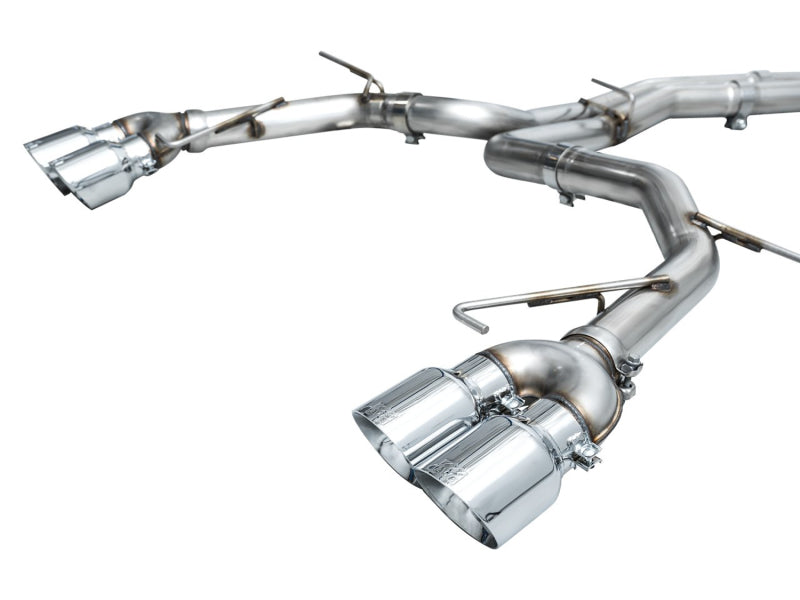 AWE Tuning 19-23 Audi C8 S6/S7 2.9T V6 AWD Track Edition Exhaust - Chrome Silver Tips (view 14)