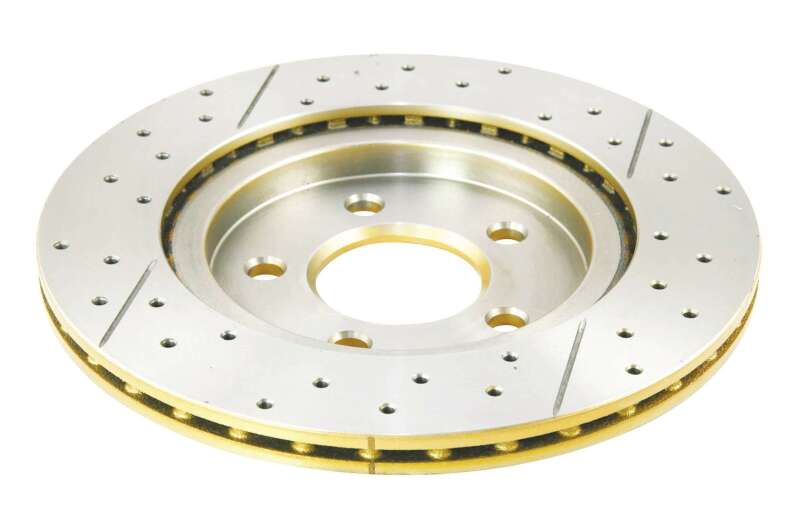 DBA 05-14 Ford Mustang GT Rear Drilled & Slotted Street Series Rotor (view 2)