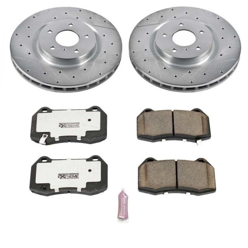 Power Stop 03-04 Infiniti G35 Front Z26 Street Warrior Brake Kit Main image