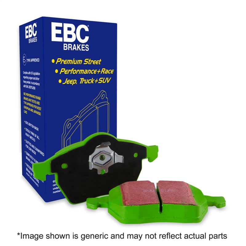 EBC 15+ Ford Expedition 3.5 Twin Turbo 2WD Greenstuff Front Brake Pads (view 10)