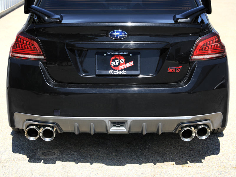 aFe Subaru WRX/STi 15-21 H4-2.0/2.5L Takeda 3in to 2-1/2in Stnlss Cat-Back Exhaust w/ Polished Tip (view 5)