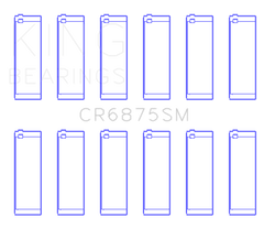 King Engine Bearings Mercedes Benz OM 642 Sputter Replacement Connecting Rod Bearing +0.50 Oversize