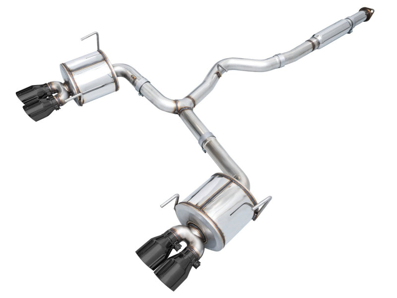 AWE Tuning 2022+ VB Subaru WRX Touring Edition Exhaust - Diamond Black Tips Main image