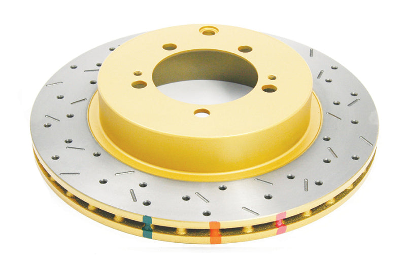DBA 03-05 Evo 8/9 Rear Drilled & Slotted 4000 Series Rotor Main image