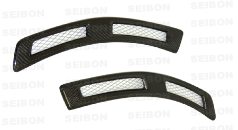 Seibon 08-10 Mitsubishi Evo X Carbon Fiber Fender Ducts Main image