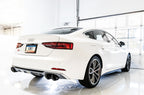 AWE Tuning Audi B9 S4 Touring Edition Exhaust - Non-Resonated (Black 102mm Tips) (view 3)