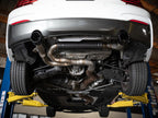 aFe MACHForce XP 3in to 2.5in 304 SS Axle-Back Exhaust w/ Polished Tips 14-16 BMW M235i (view 4)