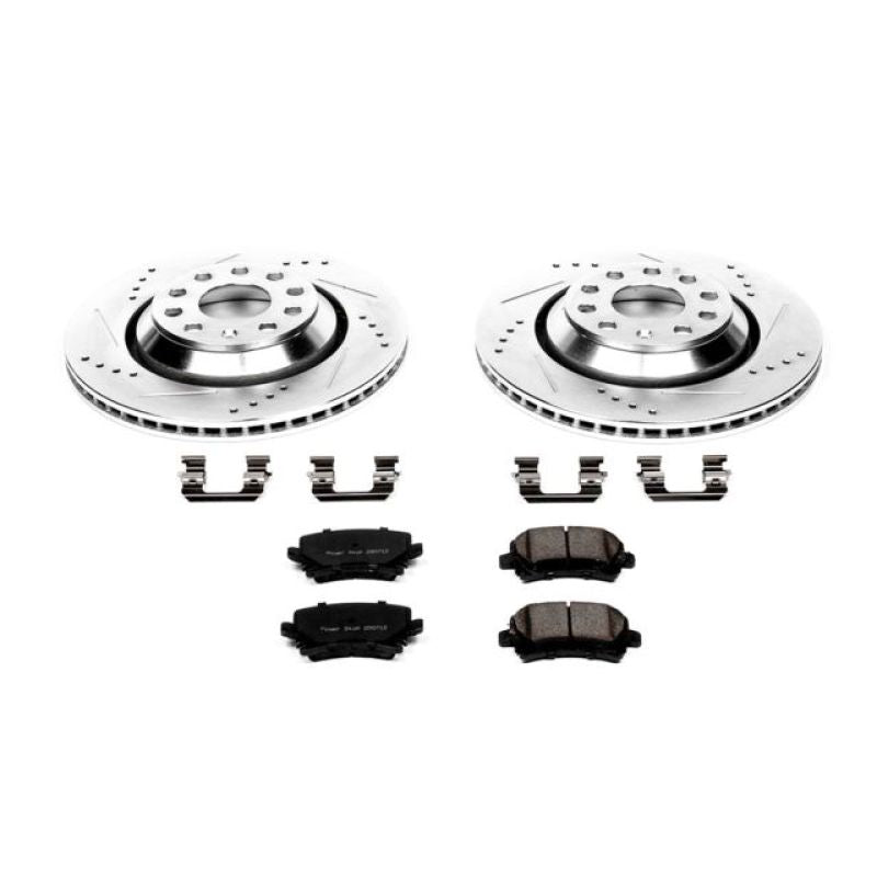 Power Stop 09-17 Volkswagen CC Rear Z23 Evolution Sport Brake Kit Main image