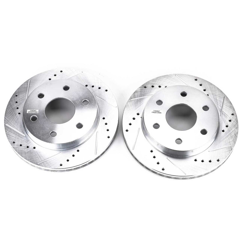 Power Stop 02-06 Cadillac Escalade Front Evolution Drilled & Slotted Rotors - Pair Secondary image