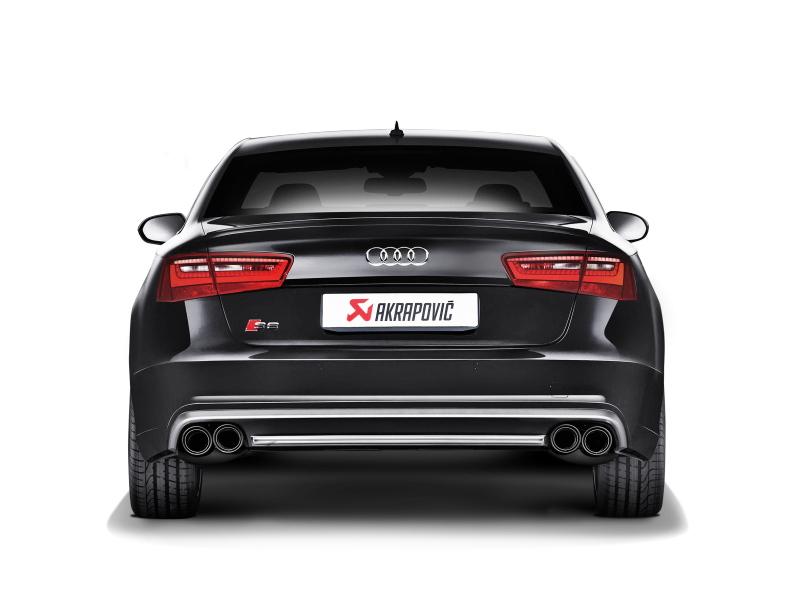 Akrapovic 13-17 Audi S6 Avant/Limousine (C7) Evolution Line Cat Back (Titanium) w/ Carbon Tips (view 16)
