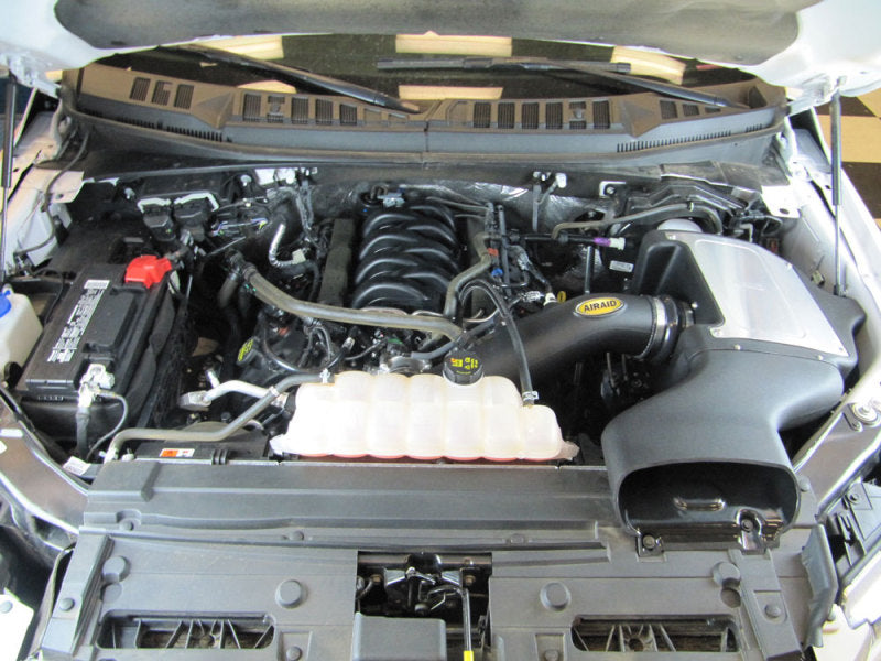 Airaid 2015 Ford F-150 5.0L V8 Cold Air Intake System w/ Black Tube (Oiled) (view 4)