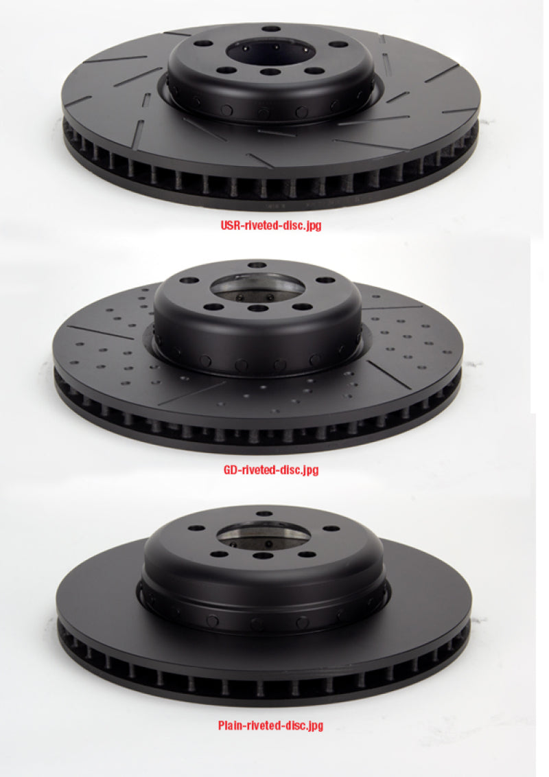 EBC 10-15 BMW X6 4.4T Hyrbrid USR Blackdash Sport Slotted Front Rotors (view 3)