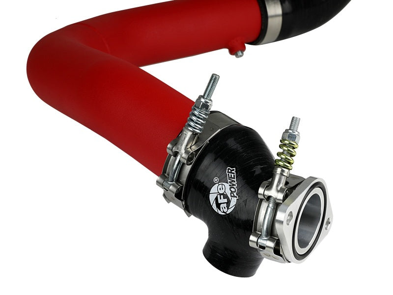 aFe BladeRunner 2.5in Aluminum Hot Side Charge Pipe 15-20 Subaru WRX 2.0T - Red (view 6)