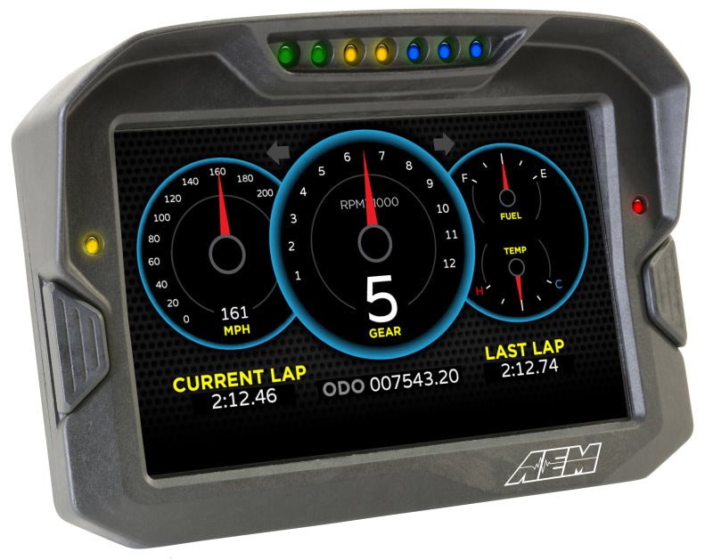 AEM CD-7 Logging GPS Enabled Race Dash Carbon Fiber Digital Display w/o VDM (CAN Input Only) (view 16)